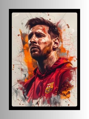 Lionel Messi-Metal-Poster
