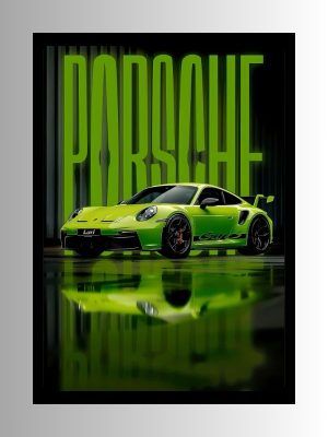 Car metal poster