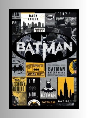 batman metal poster