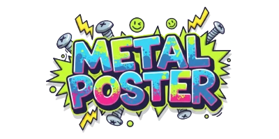 metal poster logo