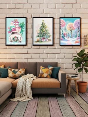 Limited Edition Christmas Metal Poster Combo